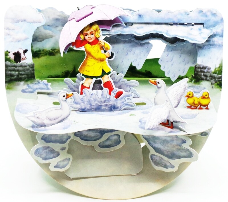 3D Card Girl