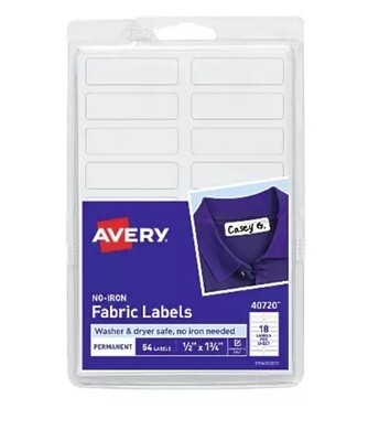 Avery Fabric Labels