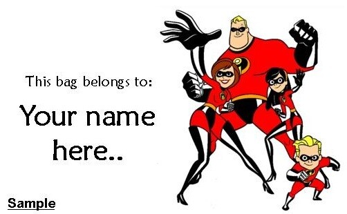 Bag Tag (Incrdibles)