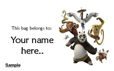 Bag Tag (Kun Fu Panda 1)
