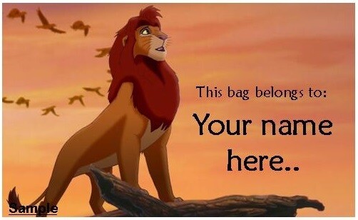 Bag Tag (Lion King)