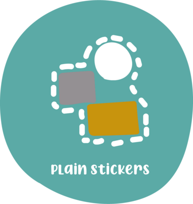 Plain Stickers