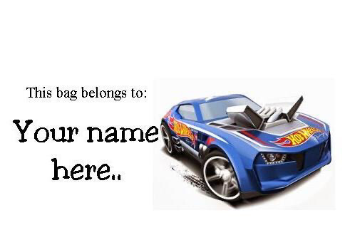 Bag Tag (Hotwheels1)