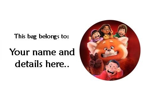 Bag Tag (Turning Red)