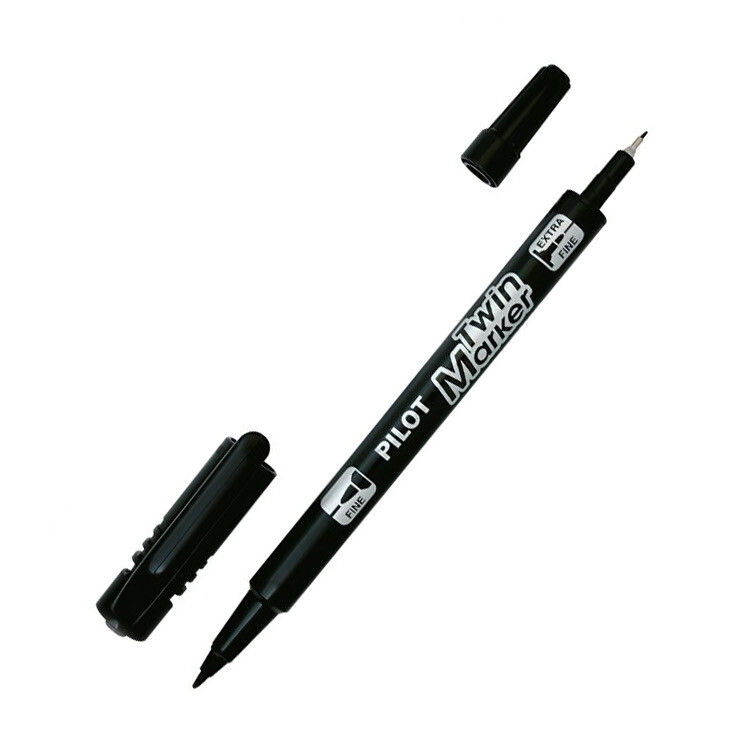 PILOT Marker أسود BLACK For Everything 