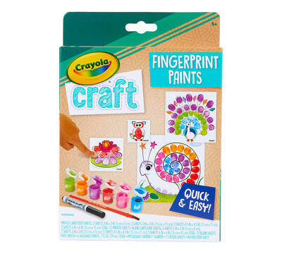 Crayola craft fingerprint paints