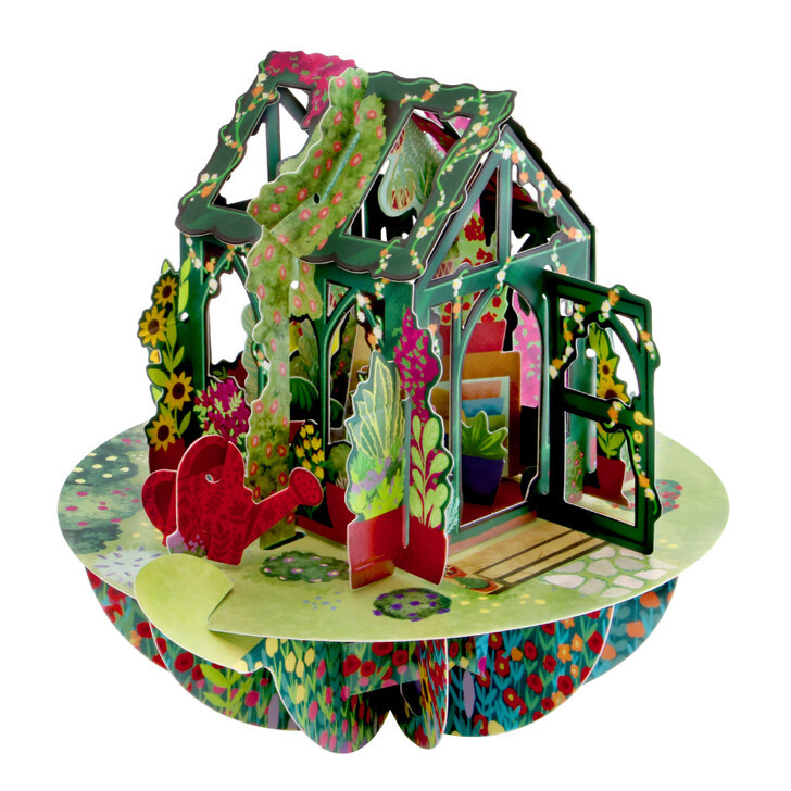 3D Card Green house