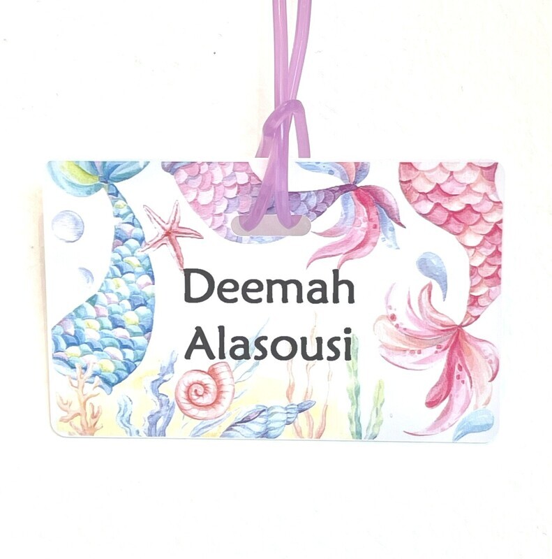 Bag Tag (Mermaid Tails)