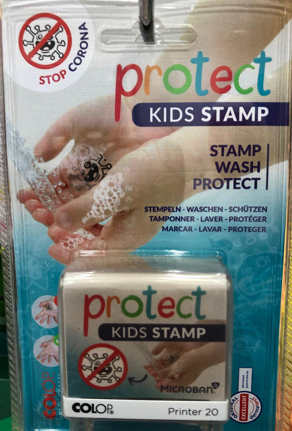 Protect kids Stamp