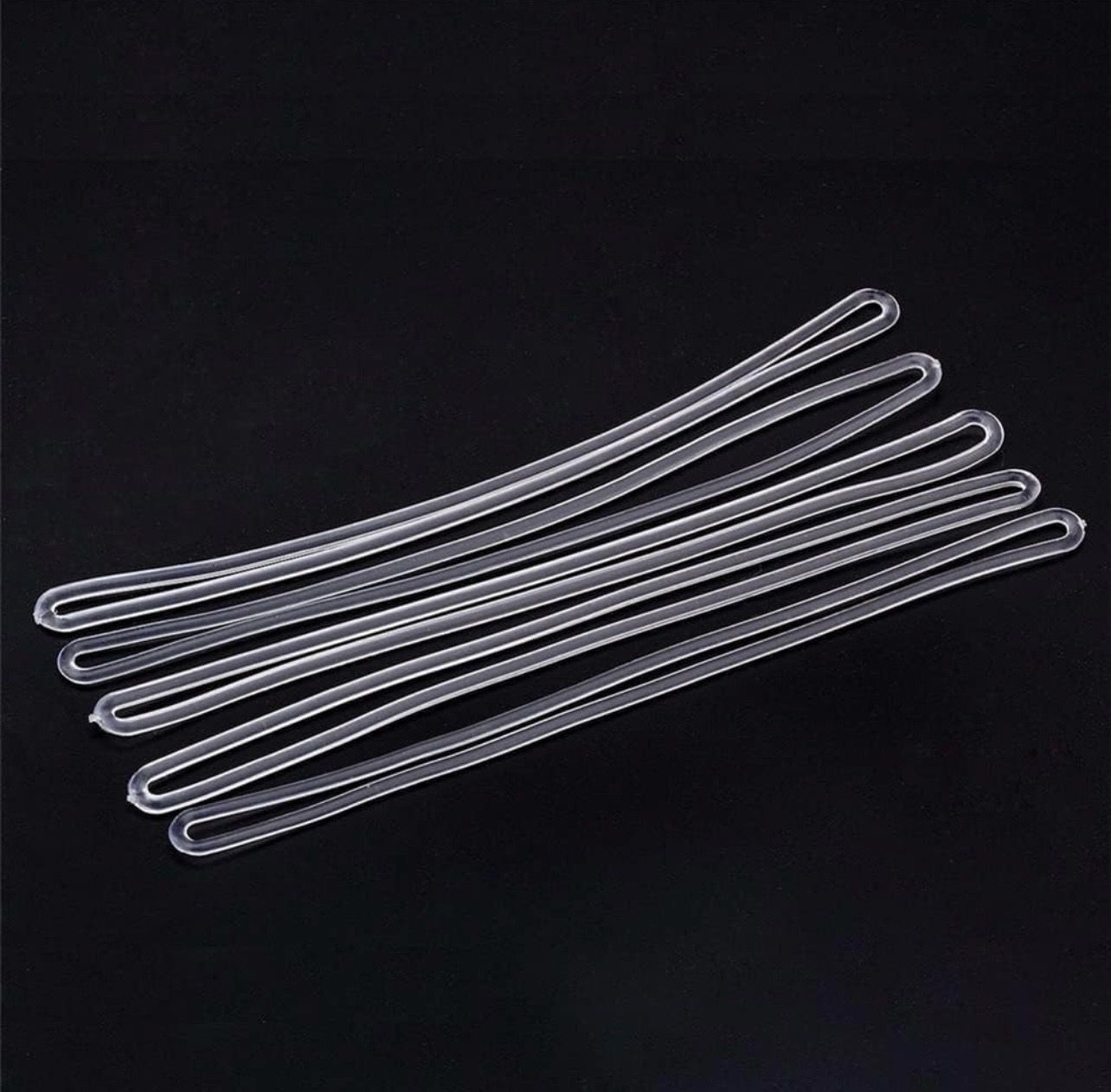 12 clear bag rubbers