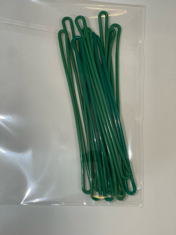12 Green bag rubbers