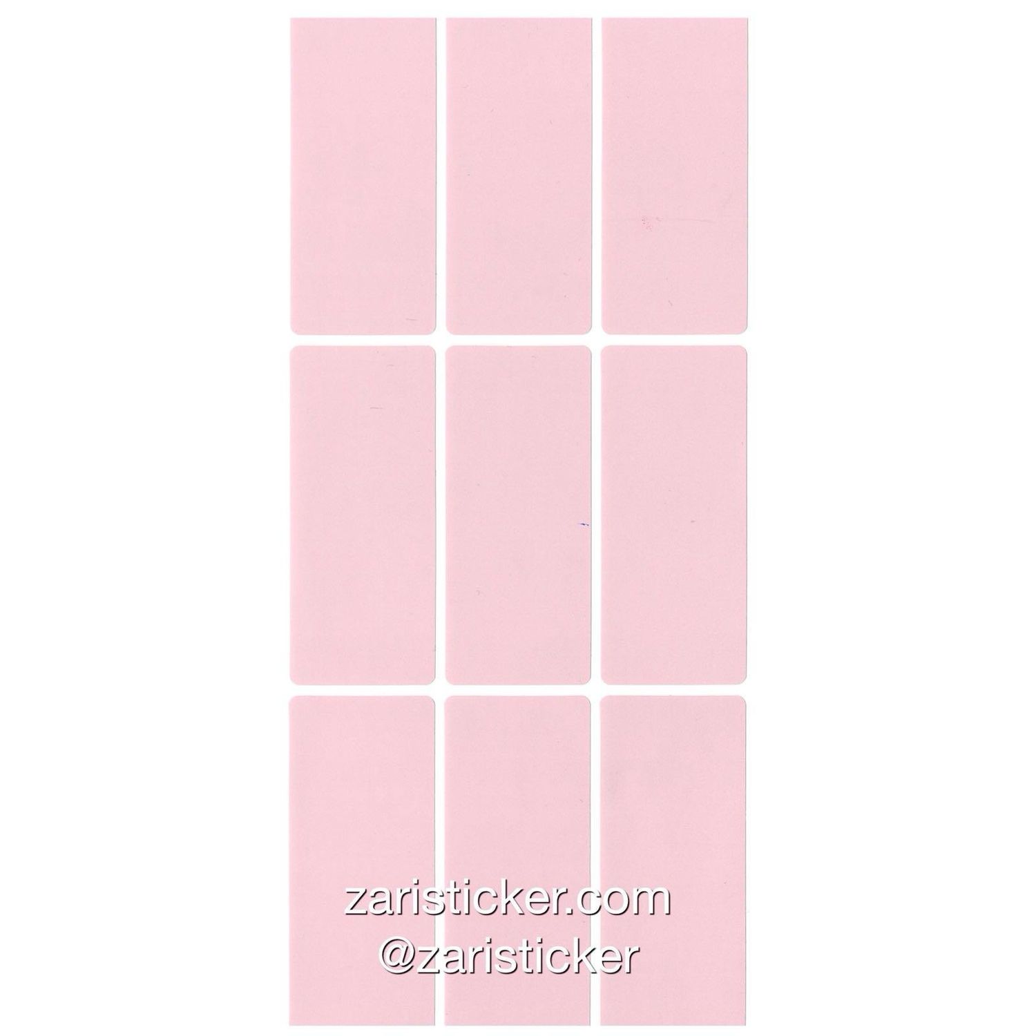 Plain Baby Pink Sticker 