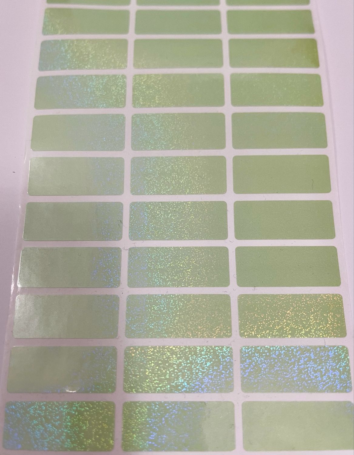 Light Green Glitter حجم صغير جلتر