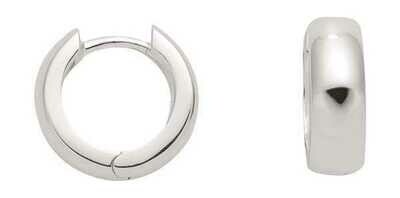 4 mm Herren Creole in 925 Silber als Klappcreole