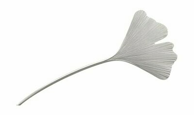 Dekorative 6,5 cm lange Ginkgoblatt Brosche