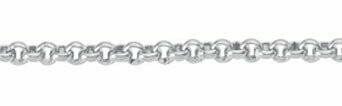 Erbskette 925 Silber 2,5 mm bis 70 cm