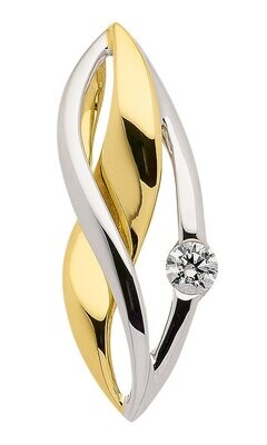 Gold Schmuck Anhänger im bicolor Design 333 Gold