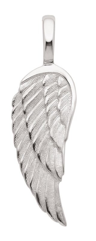 Flügel Anhänger aus rhodiniertem 925 Silber