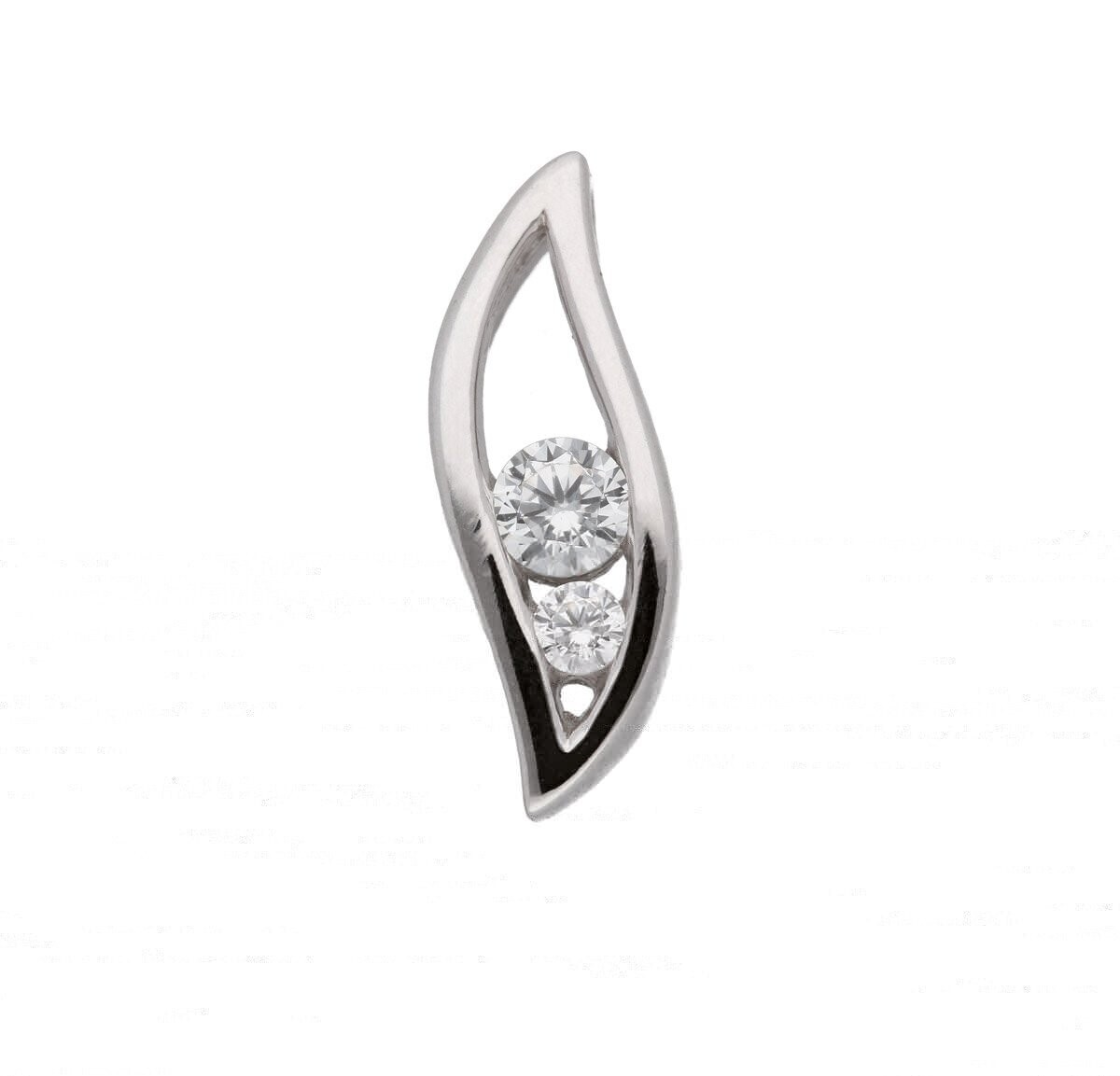925 Silber Kettenanhänger mit Zirkonia