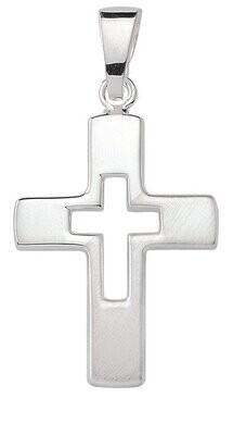 Kreuz in 925 Silber sehr schön gearbeitete Form