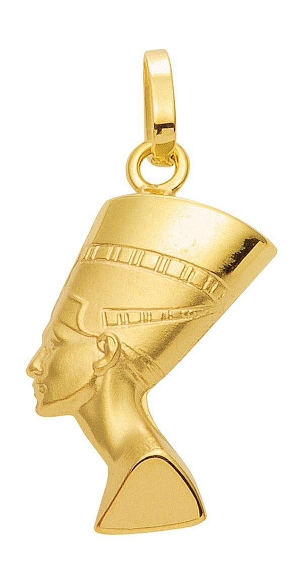 Nofretete 333 Gold Anhänger 16 mm