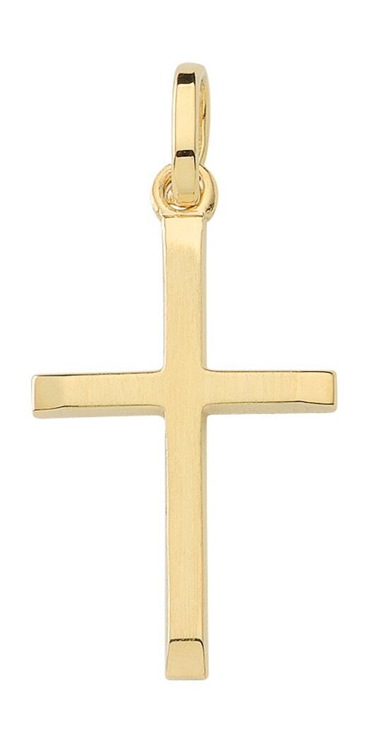 Gold Kreuz in gerader schlichter Form