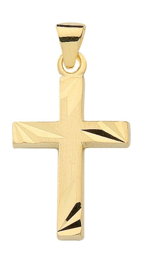 585 Gold Kreuz Anhänger ca. 2,5cm Länge