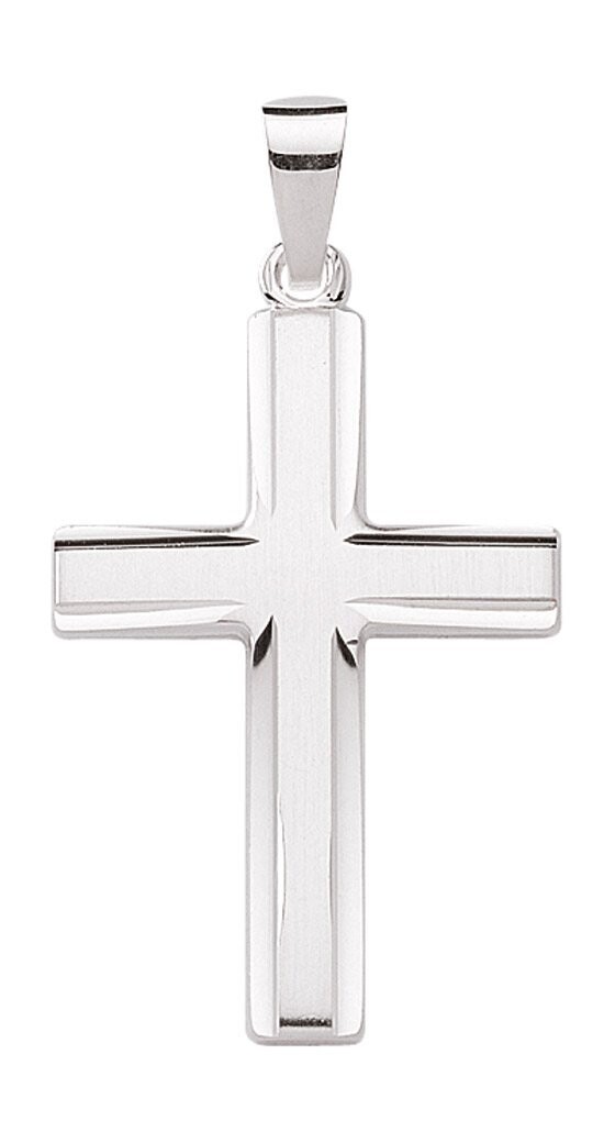 Klassischer 925 Silber Kreuzanhänger  ca. 3cm  Länge