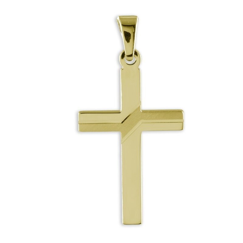 Gold Kreuzanhänger aus 333 Gold 12 x 21 mm