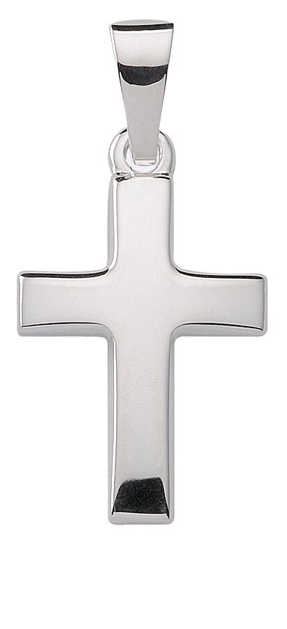 2 cm Silber Kreuz Anhänger rhodiniert
