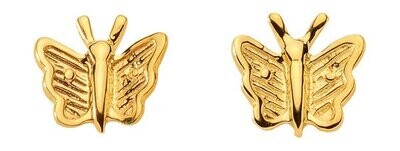 Schmetterling Gold Ohrstecker