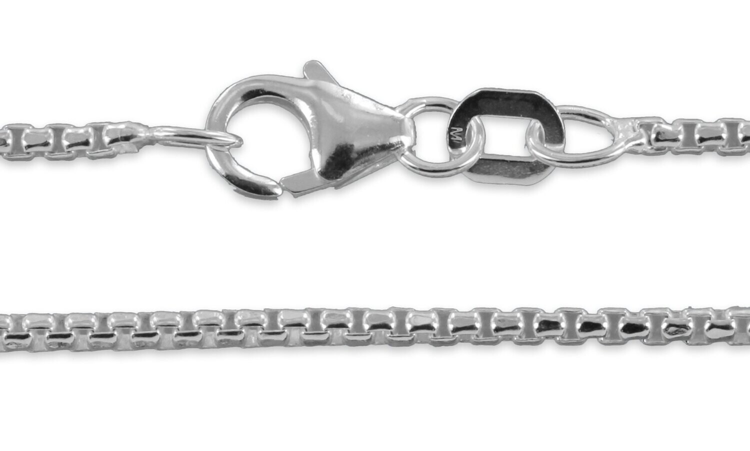 Runde Venezianer Silberkette