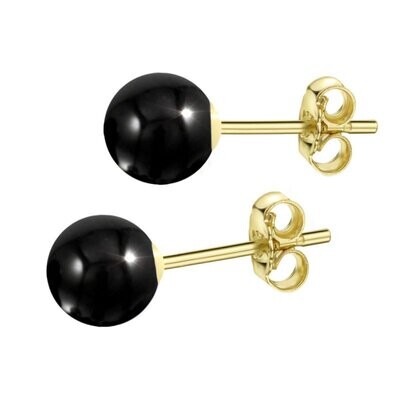 6 mm Kugel Ohrstecker 333 Gold mit verschiedenen Stein