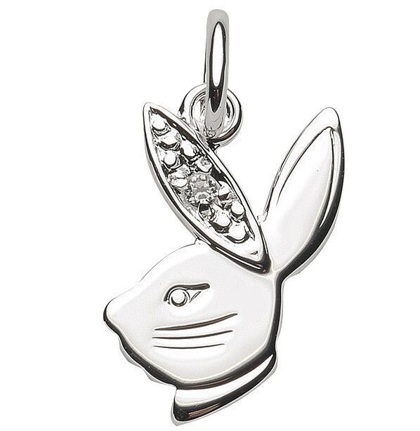 Kleiner Häschen Anhänger aus 925 Silber