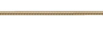 Silber Schlangenkette 1,5 mm vergoldet