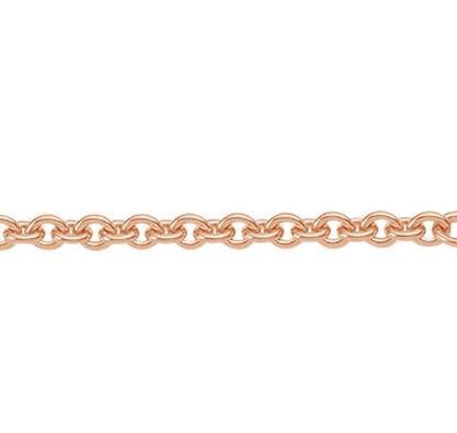 Rund Ankerkette 2,3 mm Silber rosé vergoldet