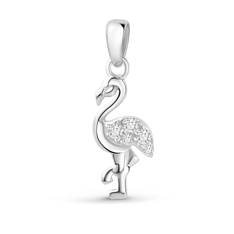 Flamingo Ketten Anhänger in Silber Flamingo Ketten Anhänger in Silber