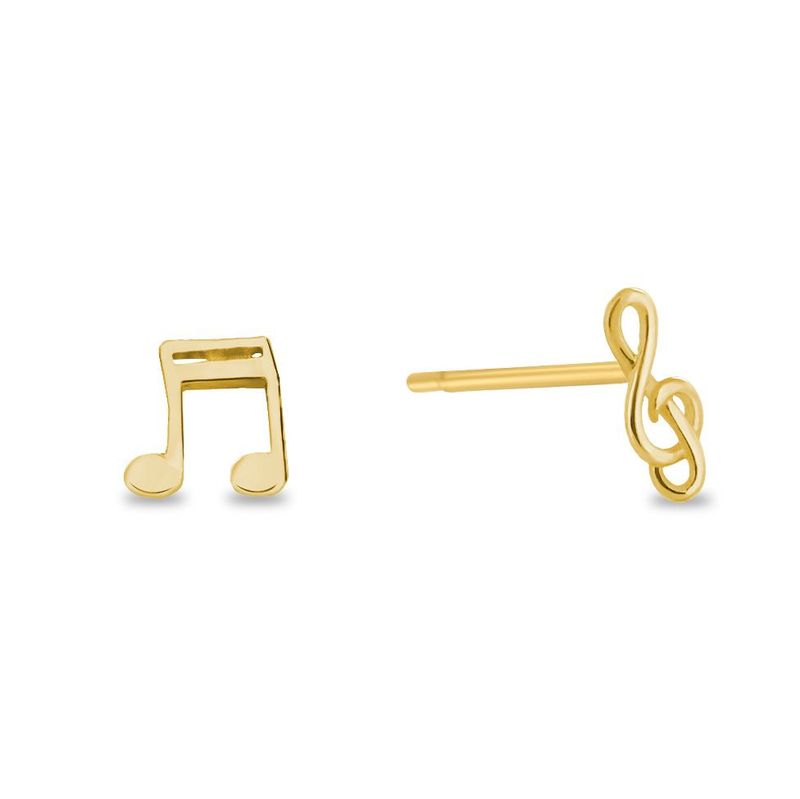 Musiker Ohrstecker 585 Gold Musiker Ohrstecker 585 Gold