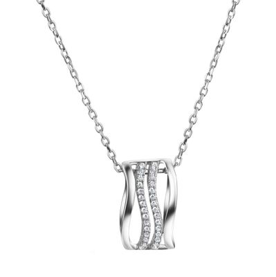 Kette mit Zirkonia Anhänger in Silber