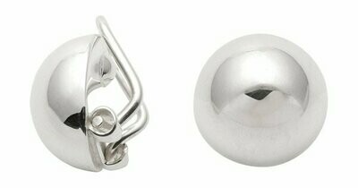 925 Silber Ohrclips Halbkugel 11,5 mm