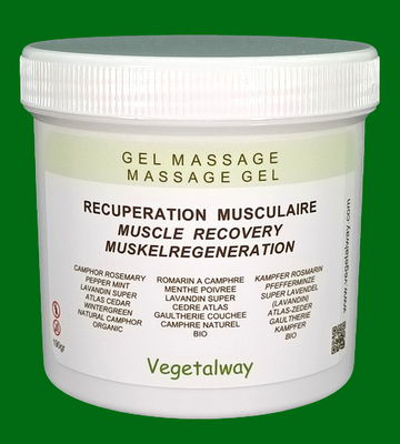 Gel de massage aux huiles essentielles - Récupération musculaire - 190/400g