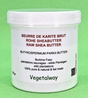 Beurre de karité brut (non raffiné) - 100gr
