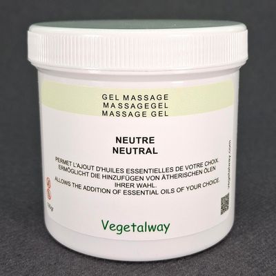 Gel de massage NEUTRE (pour ajouter des huiles essentielles) - 190g