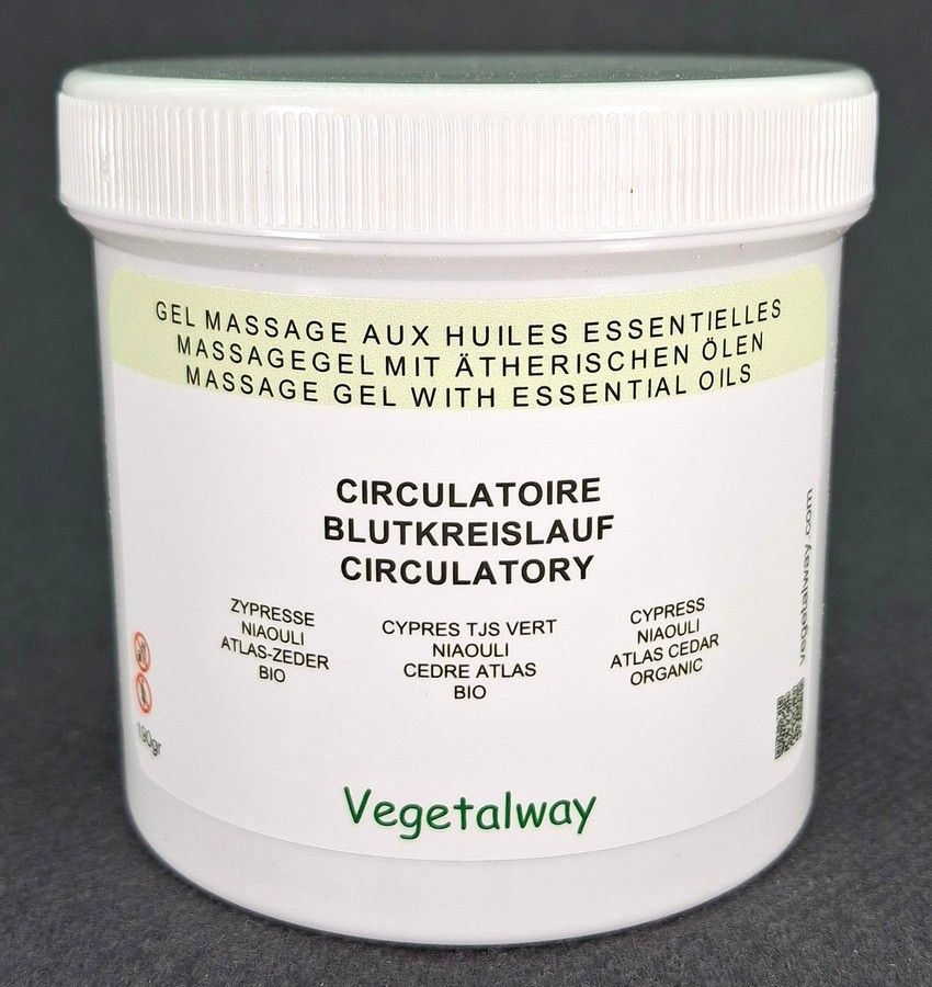 Gel de massage aux huiles essentielles - CIRCULATOIRE - 190g