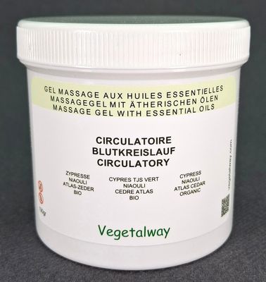 Gel de massage aux huiles essentielles - CIRCULATOIRE - 190g