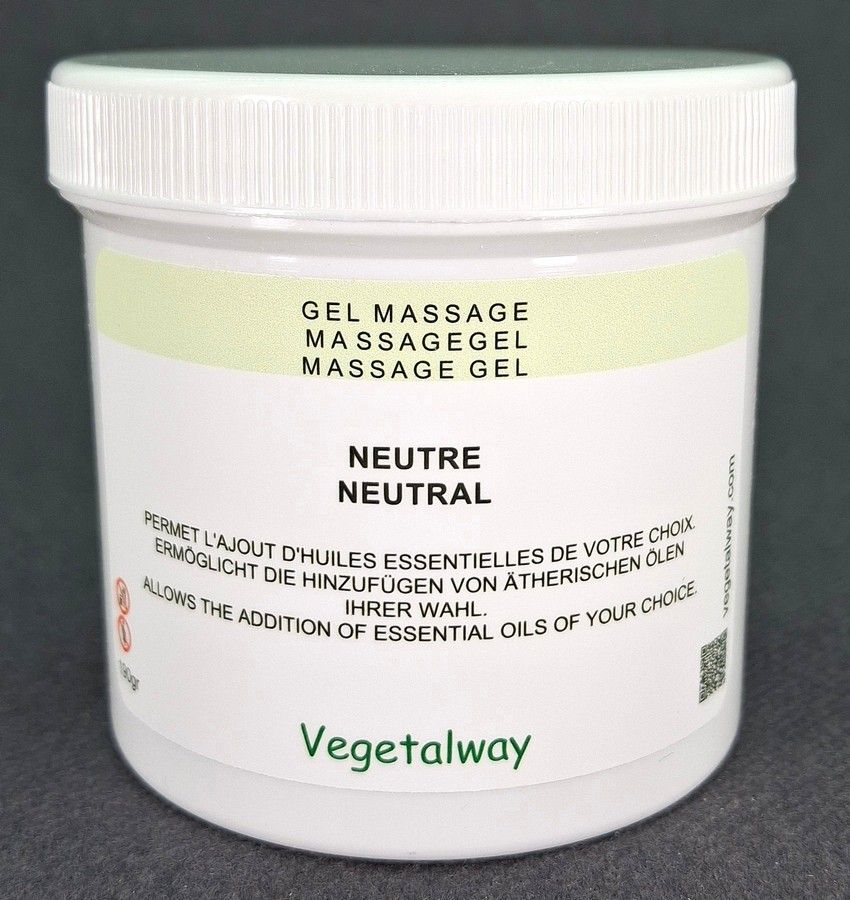 Gel de massage NEUTRE (pour ajouter des huiles essentielles) - 190g