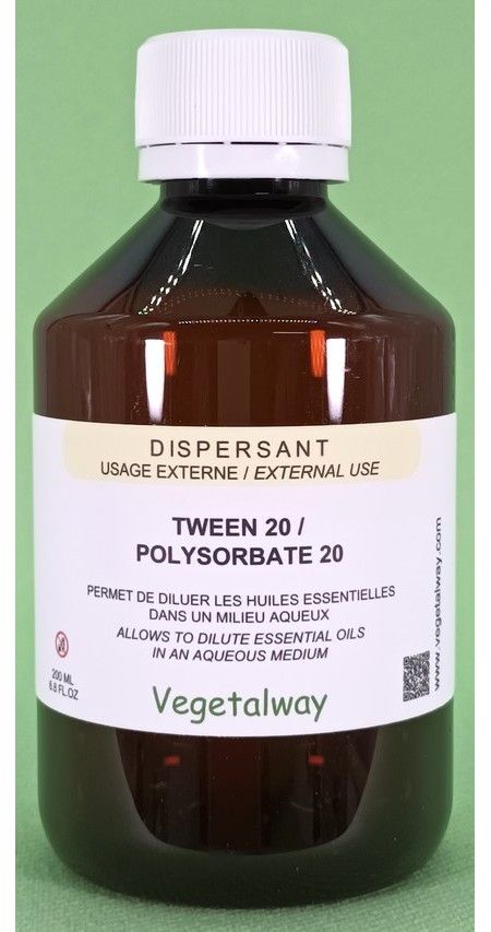 Tween 20 / Polysorbate 20 - dispersant usage externe - 0,2/0,5L