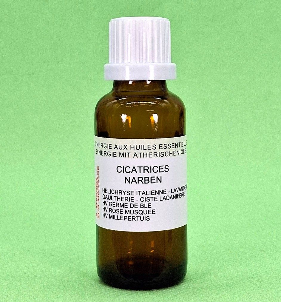 Soin cicatrices synergie d'huiles essentielles pures - bio - 50/100ml