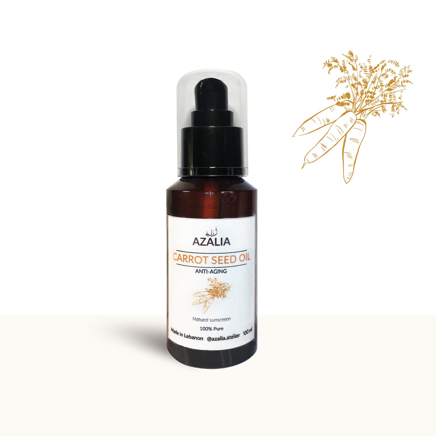 Pure carrot seed oil - Dry & Mature skin