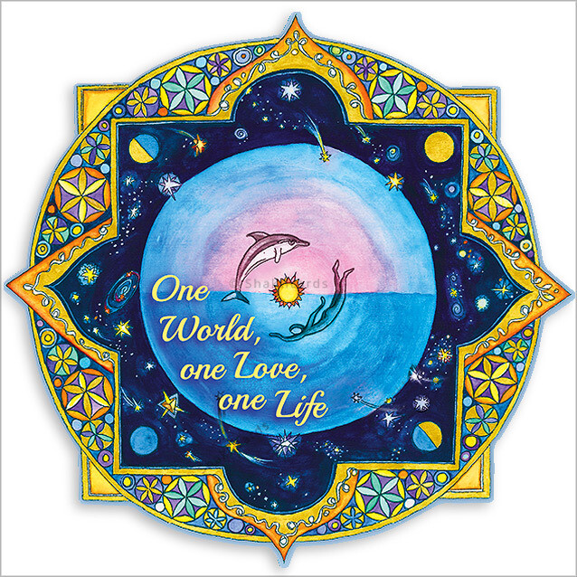 One World / sticker 10 cm
